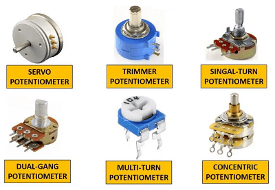 Types of Rotary Potentiometer
